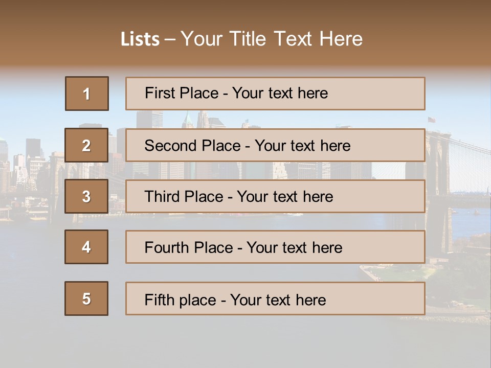 Sunset Parent Caucasian PowerPoint Template