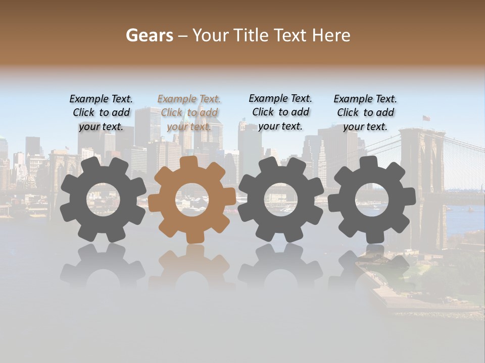 Sunset Parent Caucasian PowerPoint Template