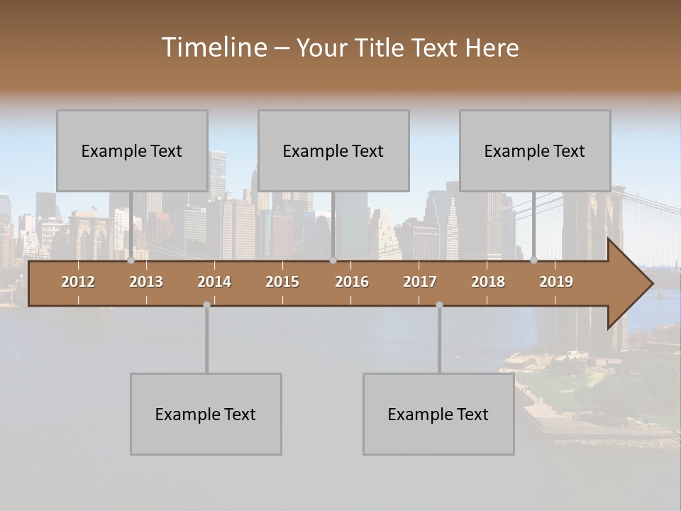 Sunset Parent Caucasian PowerPoint Template