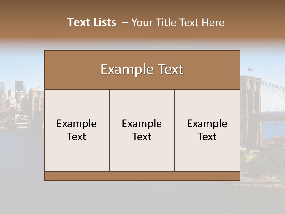 Sunset Parent Caucasian PowerPoint Template