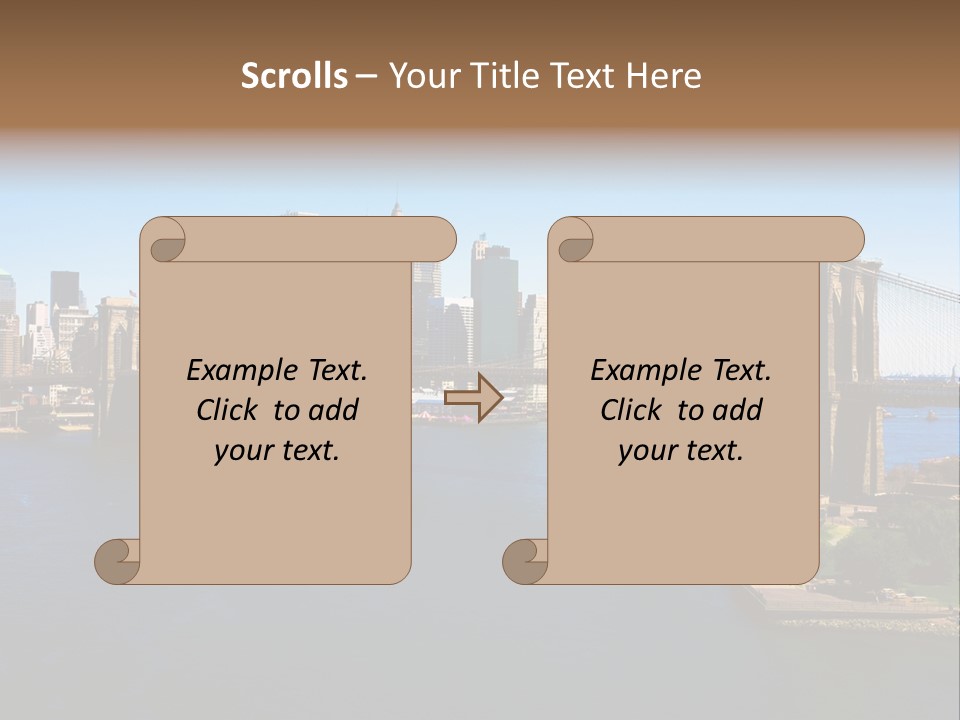 Sunset Parent Caucasian PowerPoint Template