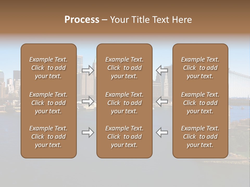 Sunset Parent Caucasian PowerPoint Template