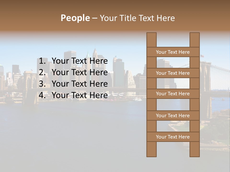 Sunset Parent Caucasian PowerPoint Template