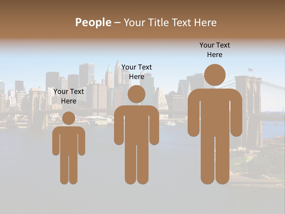 Sunset Parent Caucasian PowerPoint Template