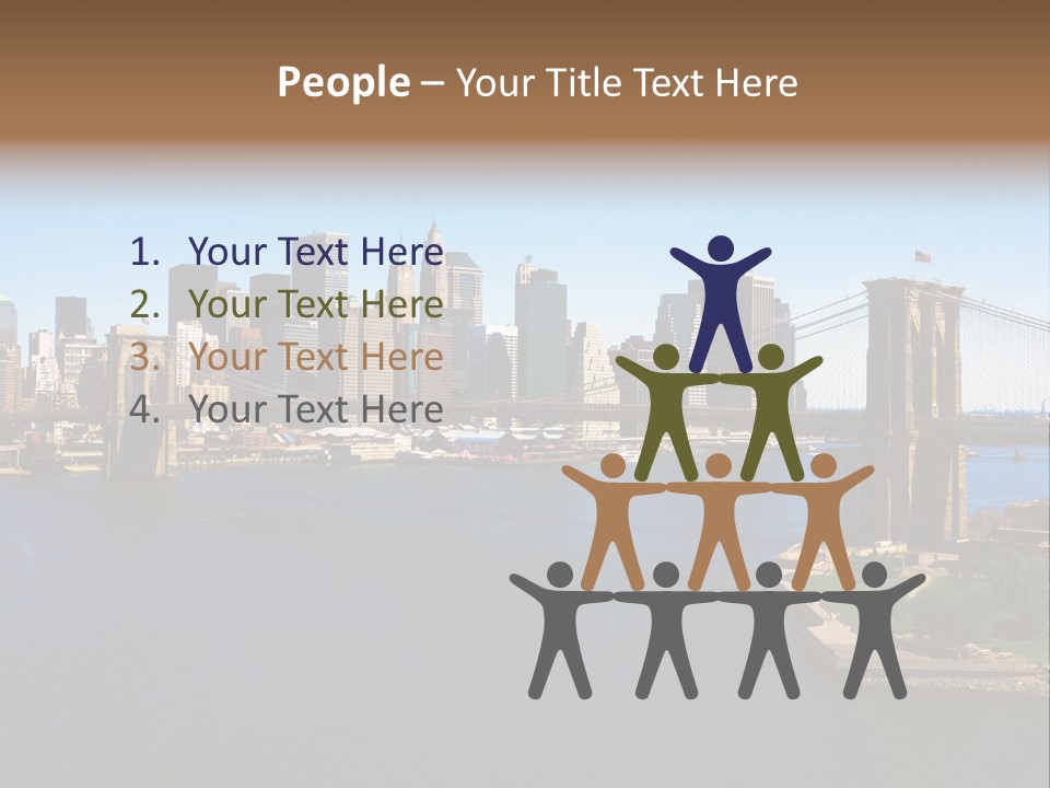 Sunset Parent Caucasian PowerPoint Template