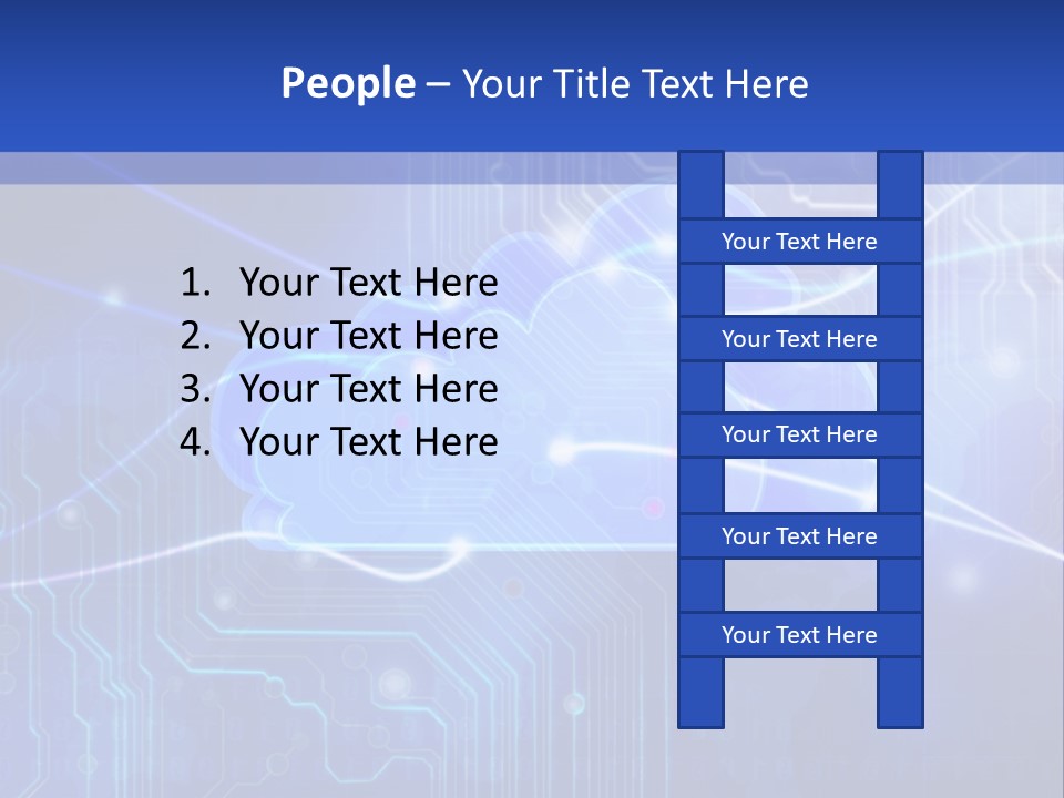 Sunset Senior Caucasian PowerPoint Template