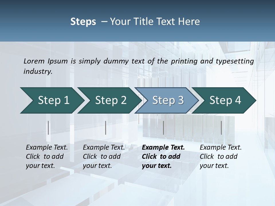 Calm Lifestyle Water PowerPoint Template