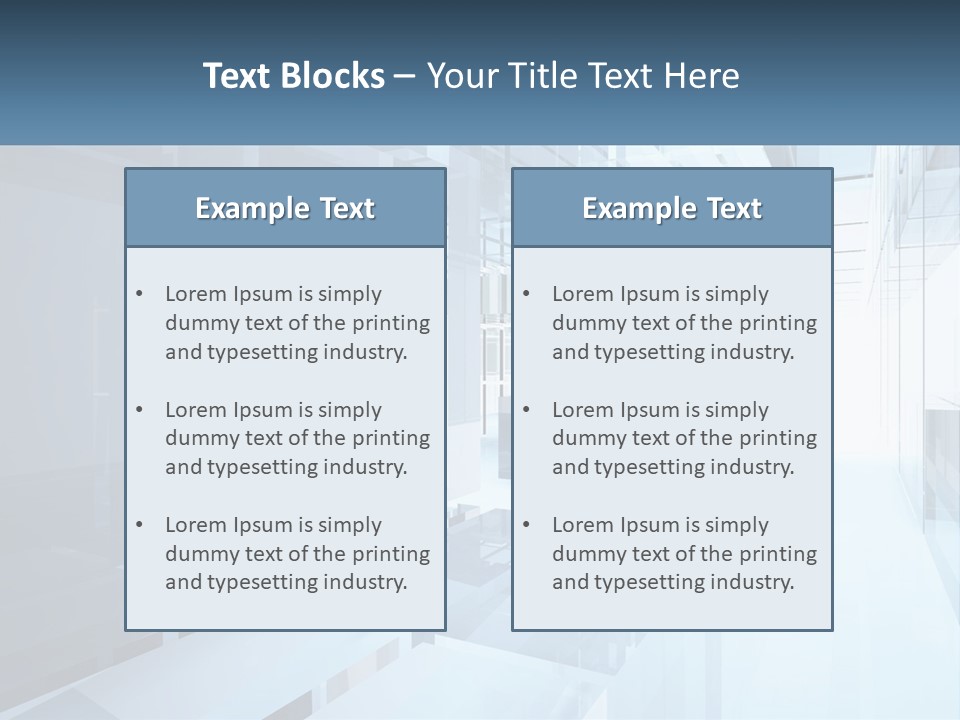 Calm Lifestyle Water PowerPoint Template
