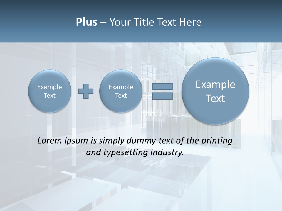 Calm Lifestyle Water PowerPoint Template