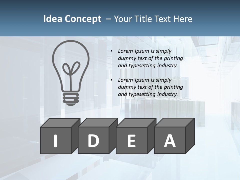 Calm Lifestyle Water PowerPoint Template