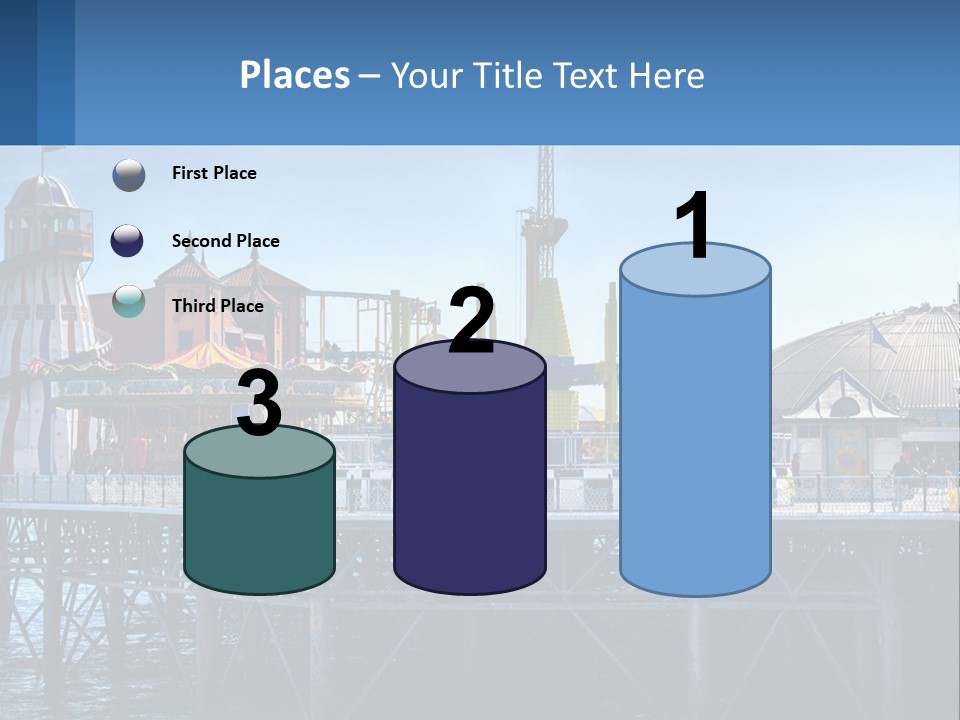 Single Sad Sea PowerPoint Template