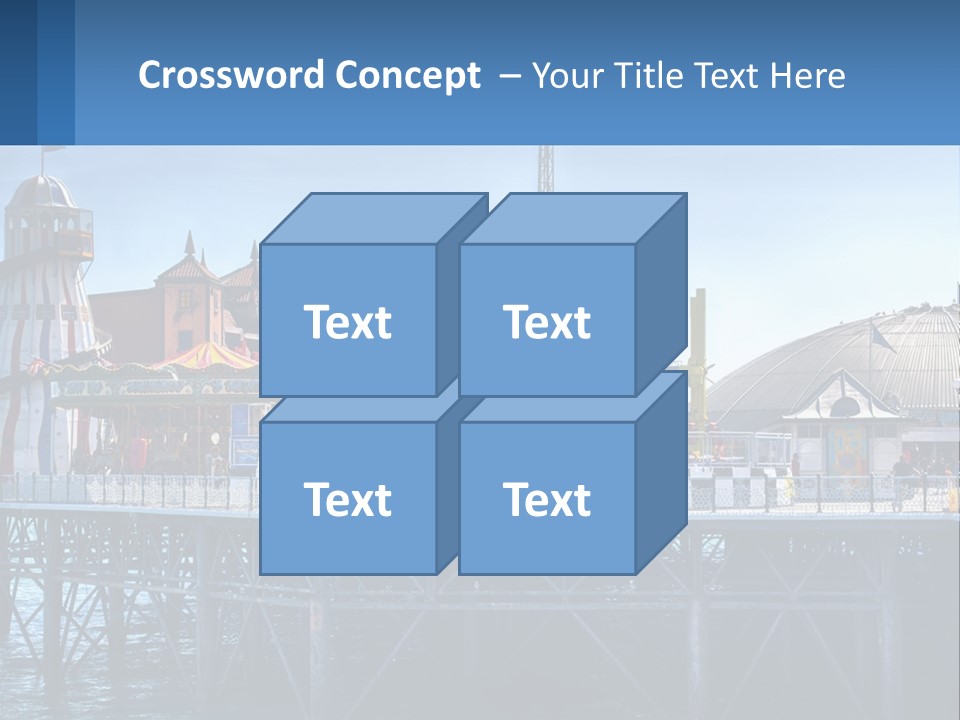 Single Sad Sea PowerPoint Template