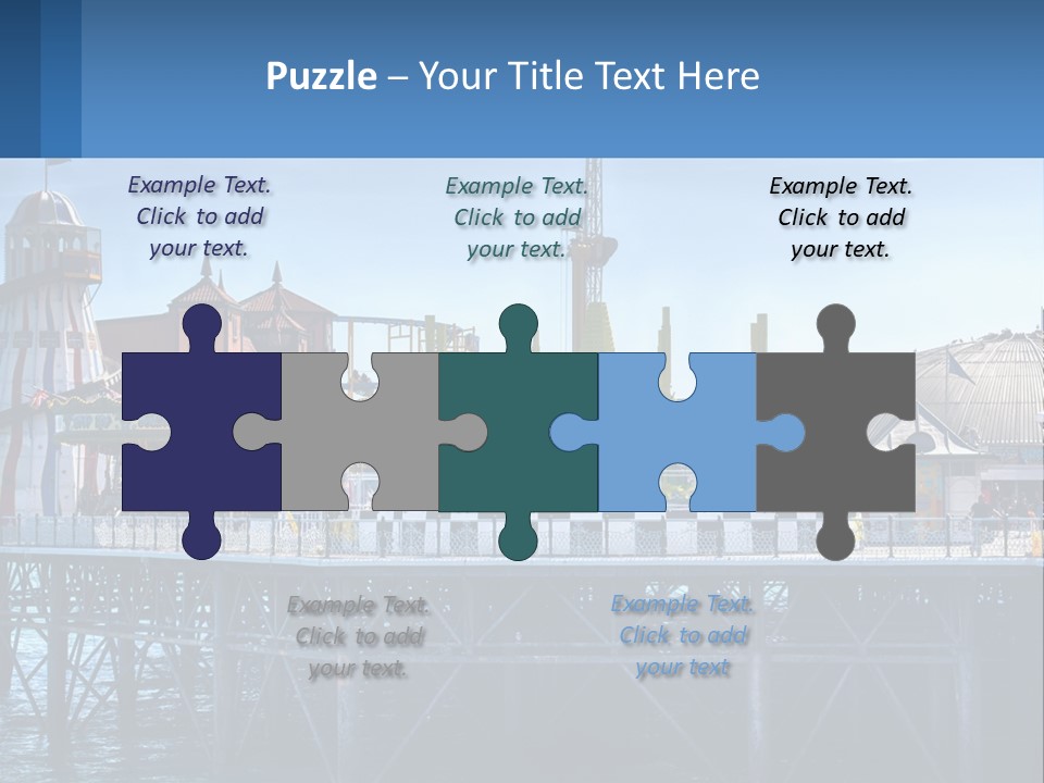 Single Sad Sea PowerPoint Template