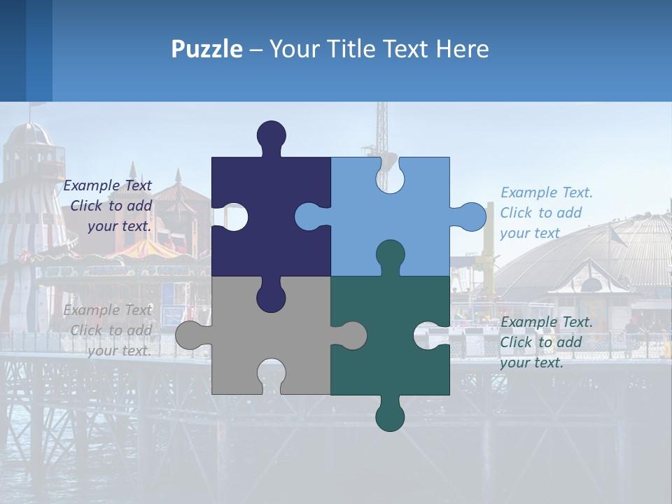 Single Sad Sea PowerPoint Template