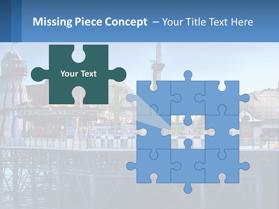 Single Sad Sea PowerPoint Template