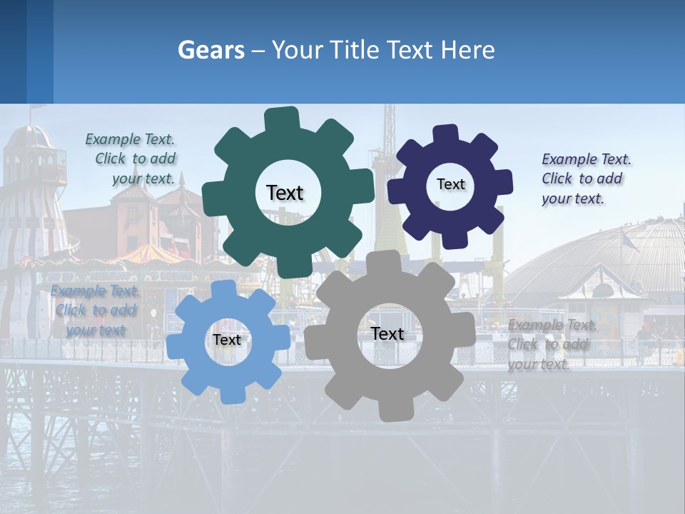 Single Sad Sea PowerPoint Template