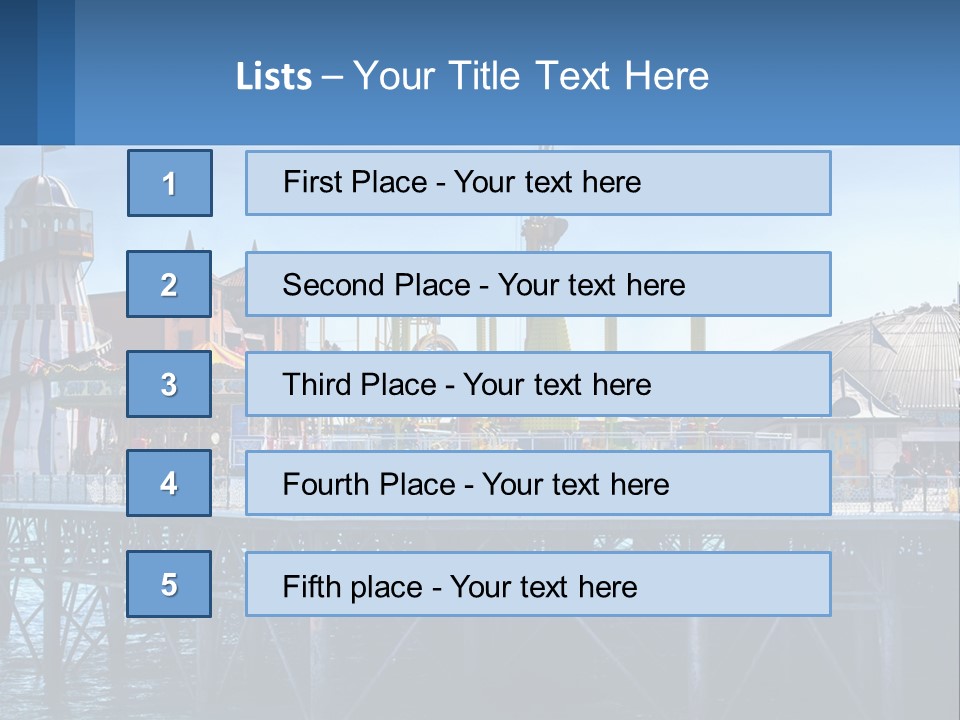 Single Sad Sea PowerPoint Template