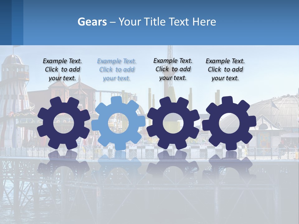 Single Sad Sea PowerPoint Template