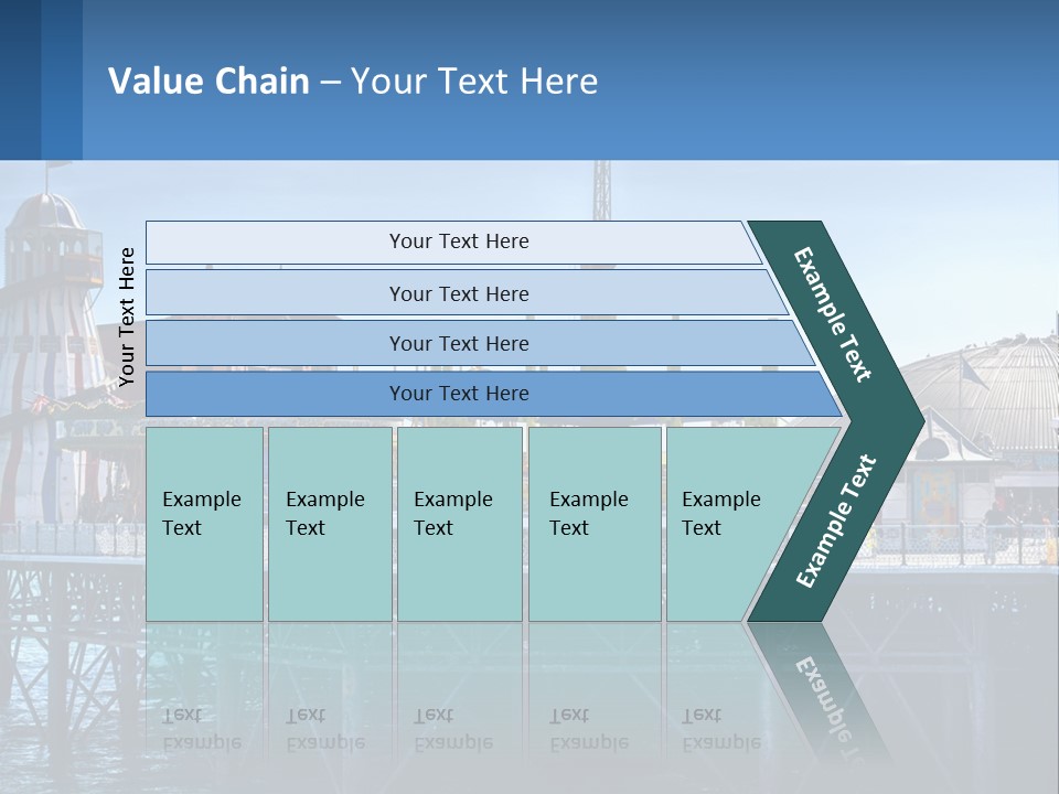 Single Sad Sea PowerPoint Template