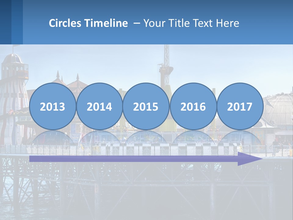 Single Sad Sea PowerPoint Template