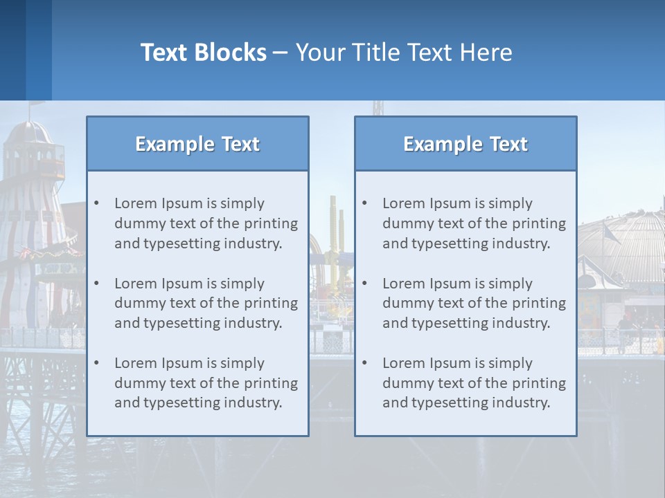 Single Sad Sea PowerPoint Template