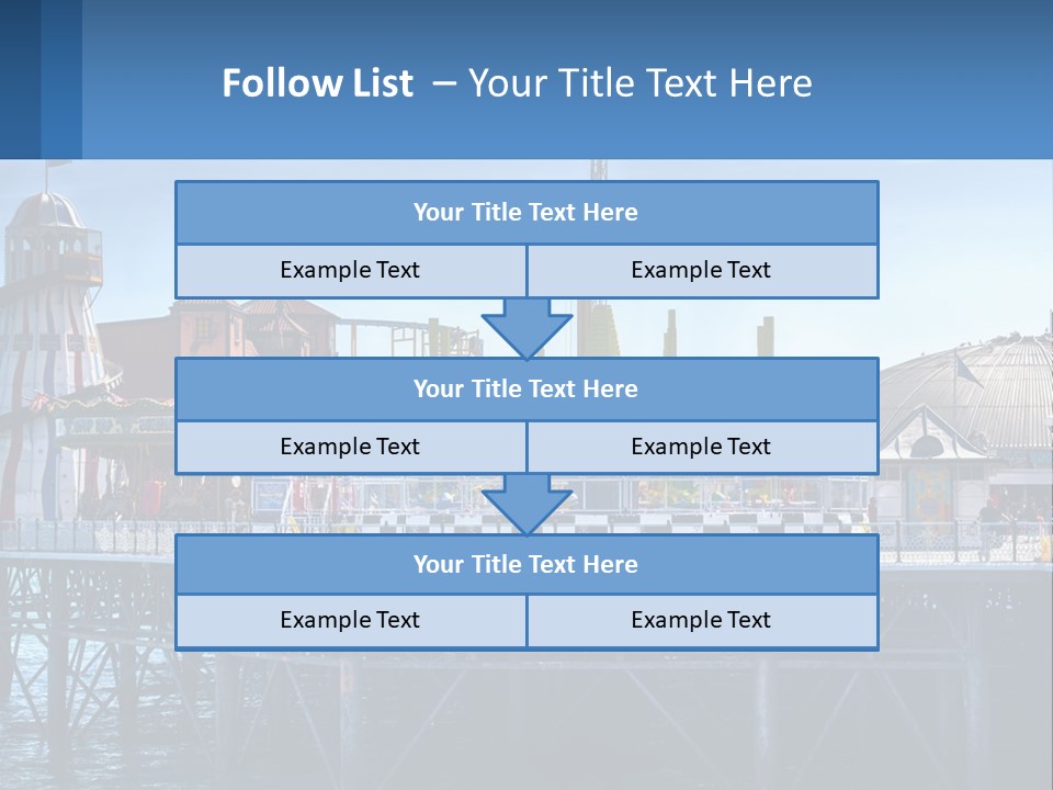 Single Sad Sea PowerPoint Template