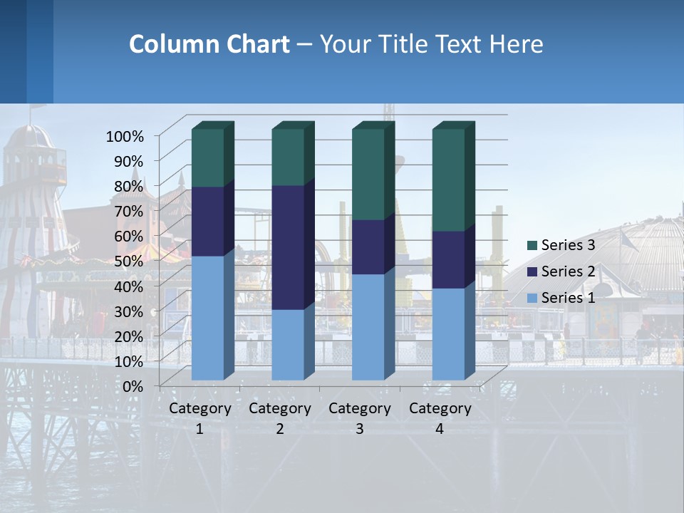 Single Sad Sea PowerPoint Template