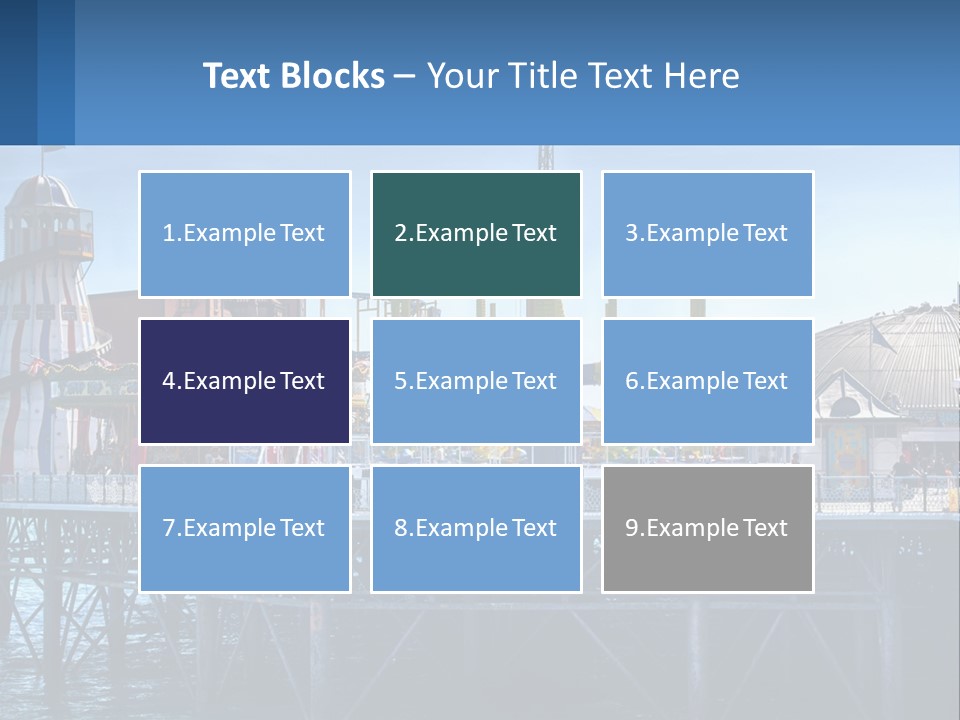 Single Sad Sea PowerPoint Template
