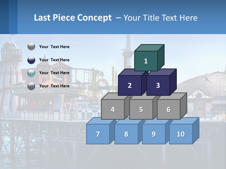 Single Sad Sea PowerPoint Template