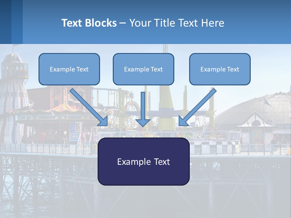 Single Sad Sea PowerPoint Template