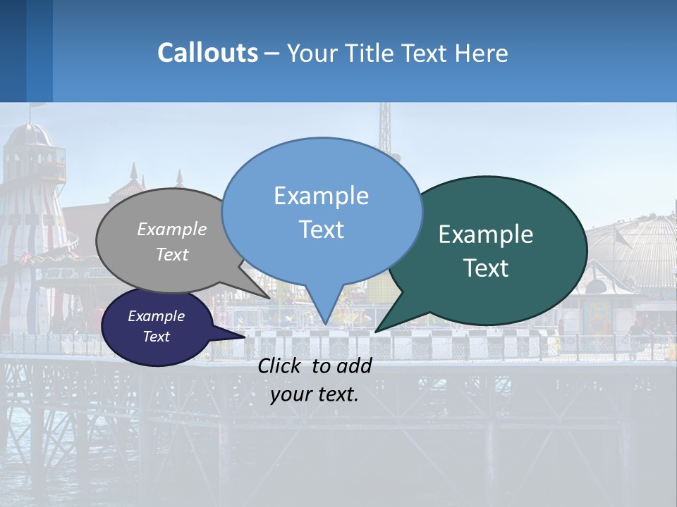 Single Sad Sea PowerPoint Template