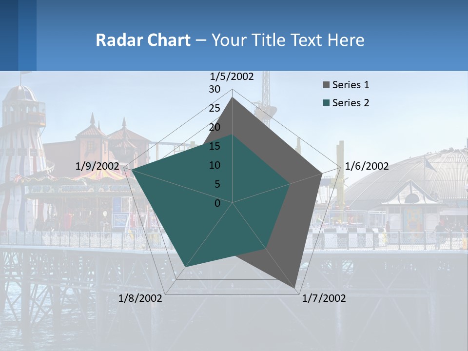 Single Sad Sea PowerPoint Template