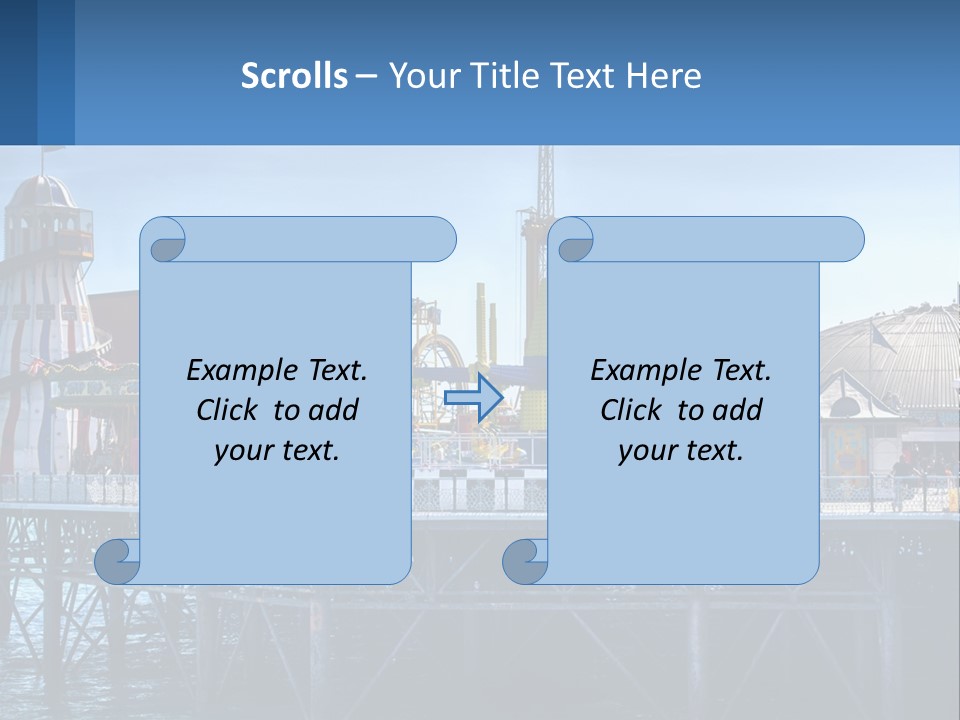 Single Sad Sea PowerPoint Template