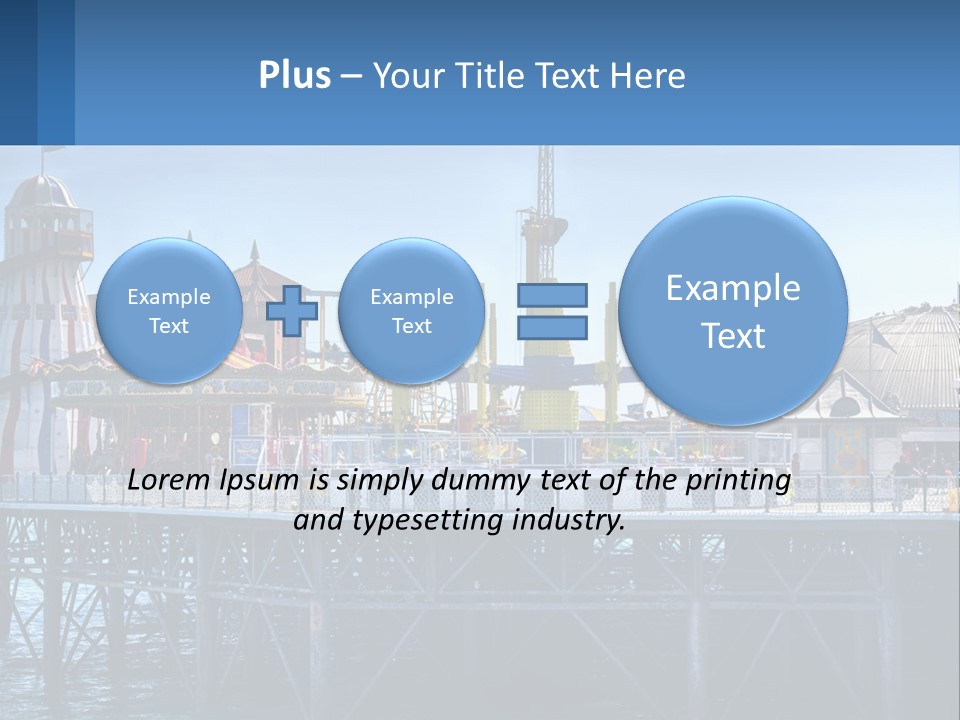 Single Sad Sea PowerPoint Template