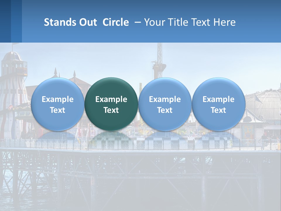 Single Sad Sea PowerPoint Template