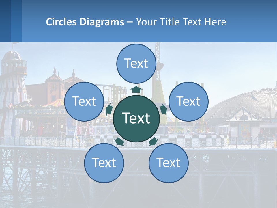 Single Sad Sea PowerPoint Template