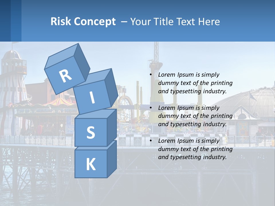 Single Sad Sea PowerPoint Template