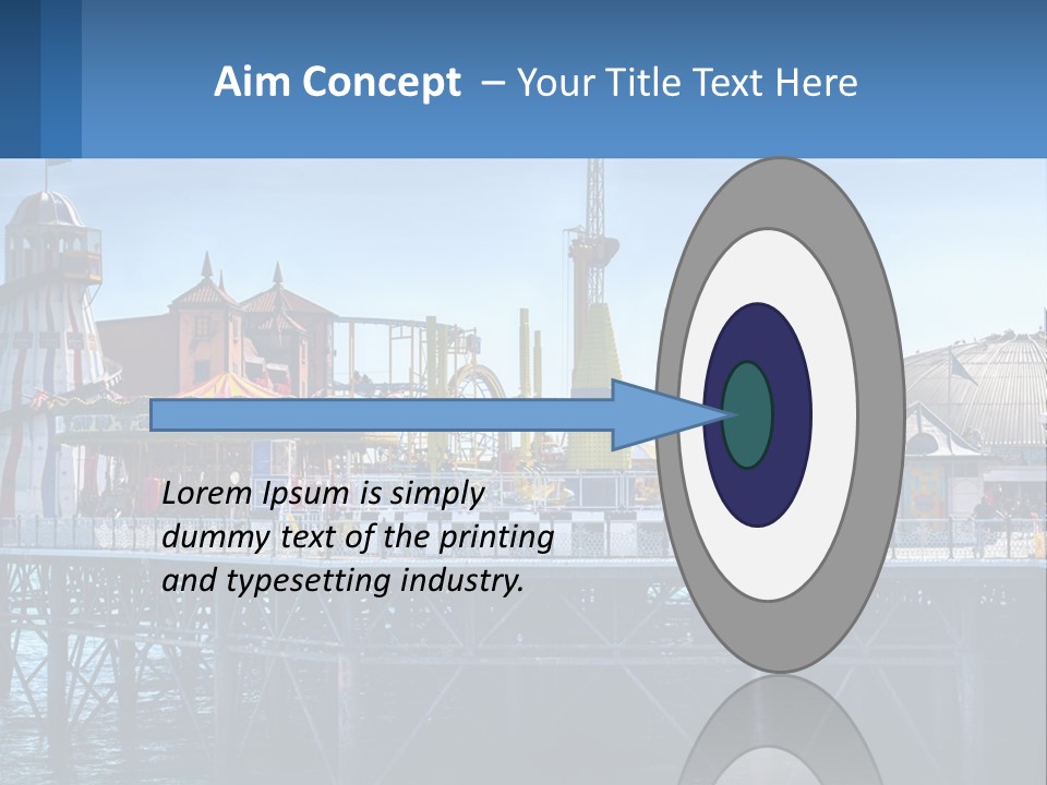 Single Sad Sea PowerPoint Template