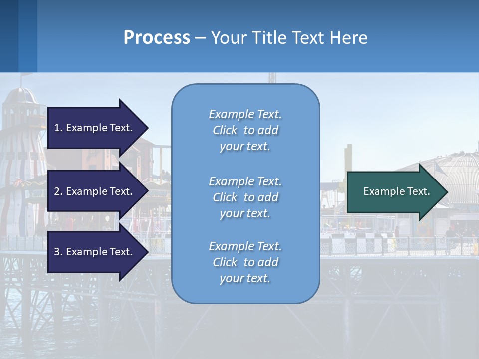 Single Sad Sea PowerPoint Template