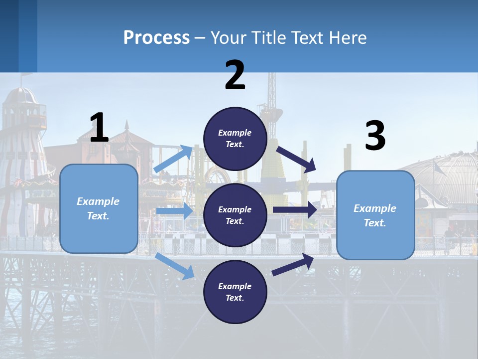Single Sad Sea PowerPoint Template