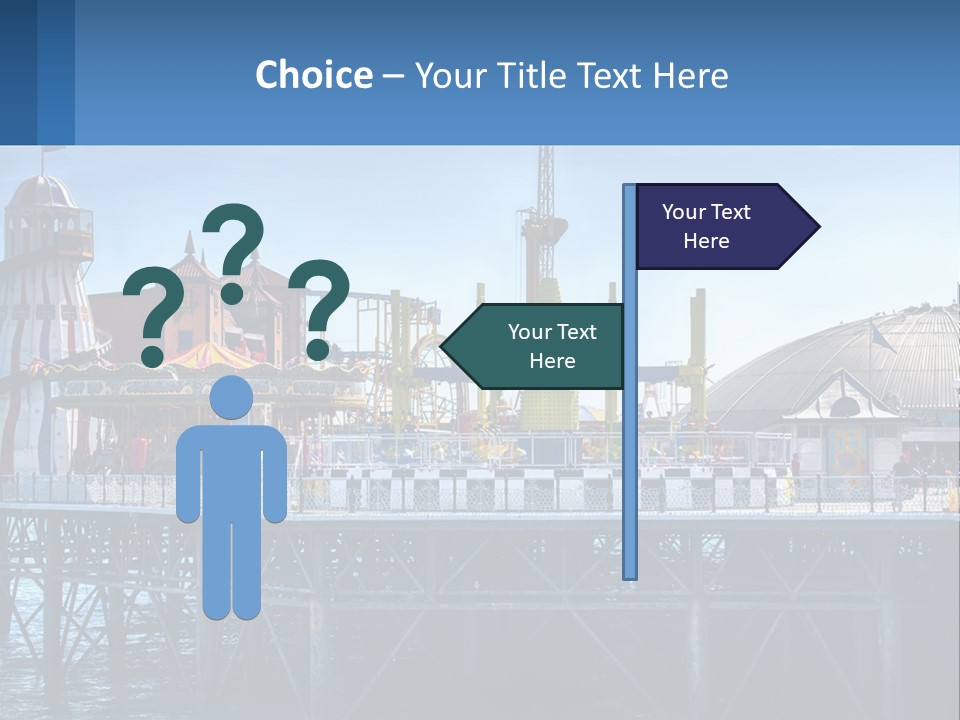 Single Sad Sea PowerPoint Template