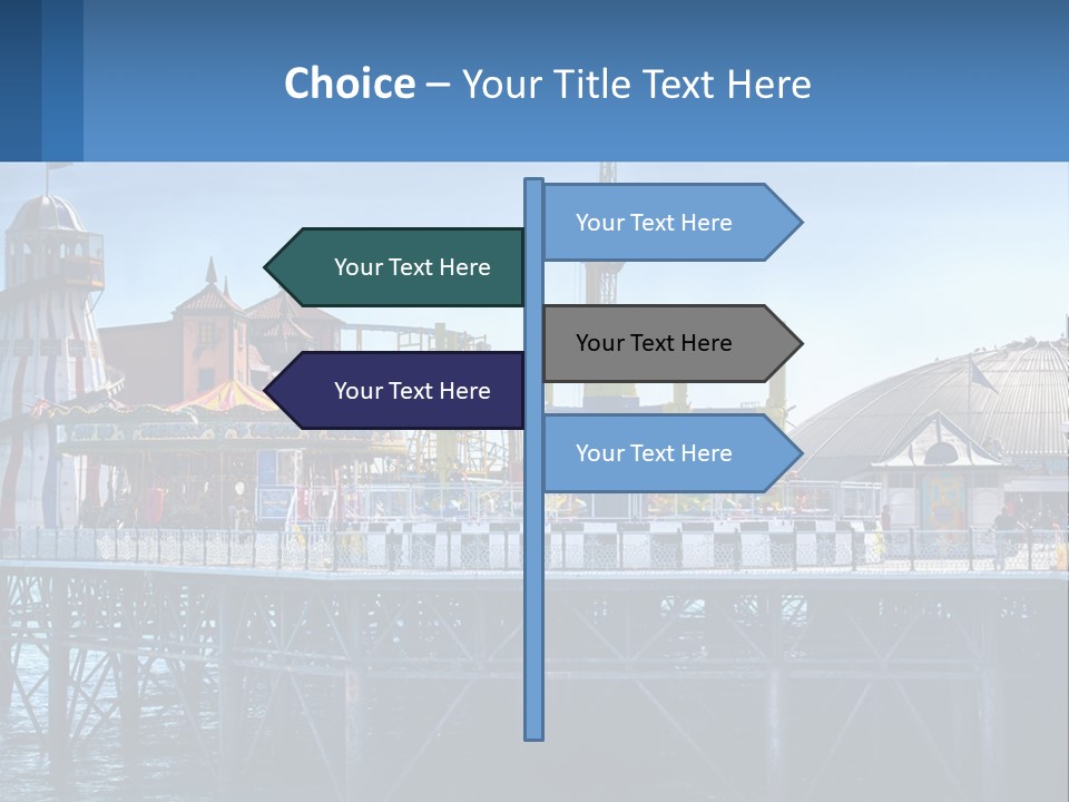 Single Sad Sea PowerPoint Template