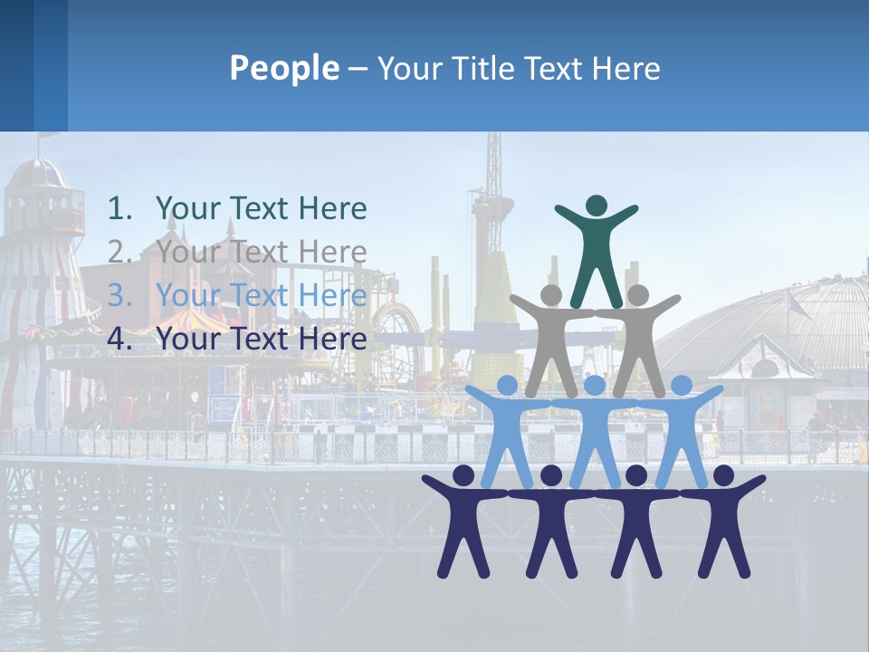 Single Sad Sea PowerPoint Template