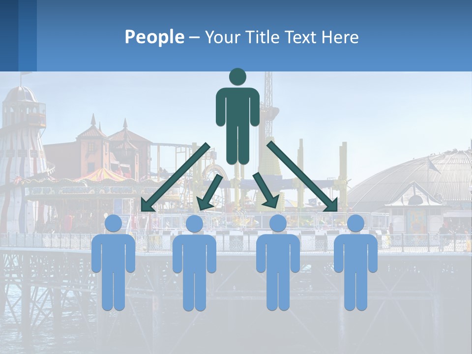 Single Sad Sea PowerPoint Template