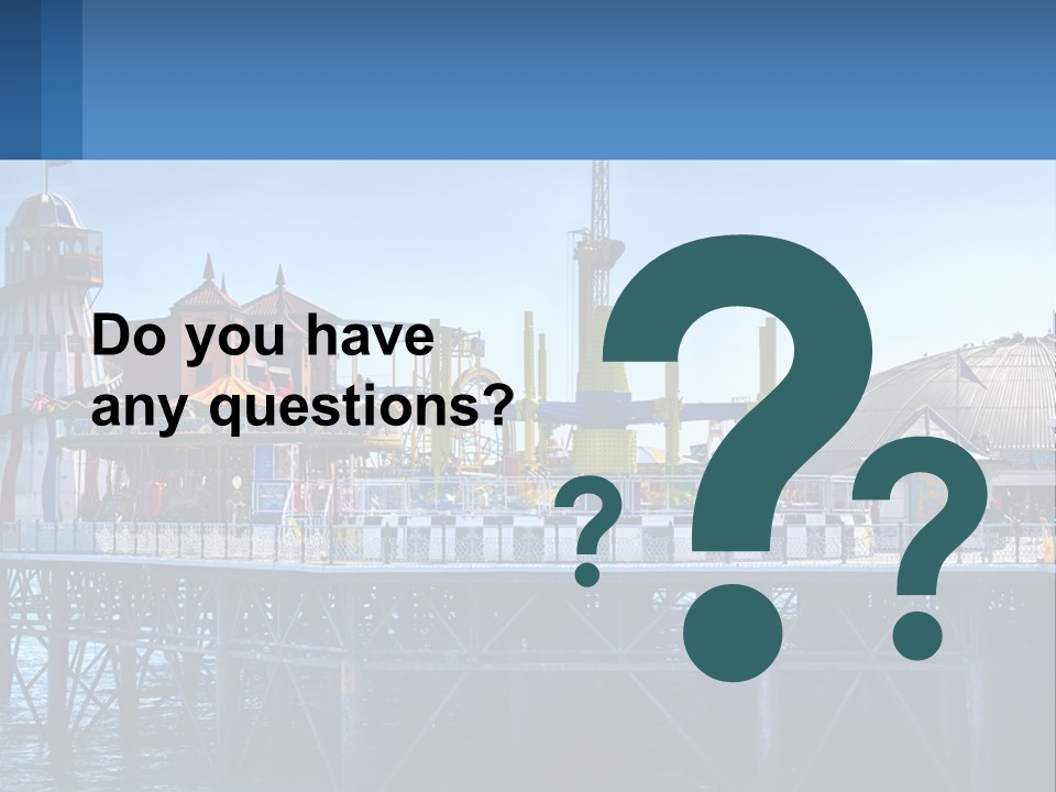 Single Sad Sea PowerPoint Template