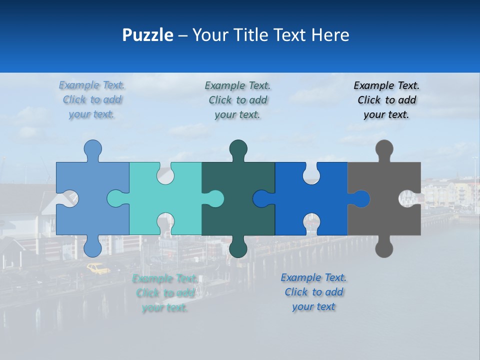 Coastal Sand Old PowerPoint Template