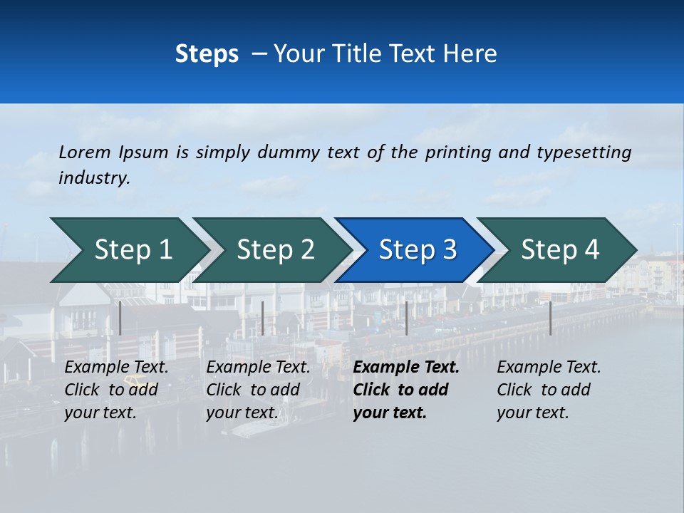 Coastal Sand Old PowerPoint Template