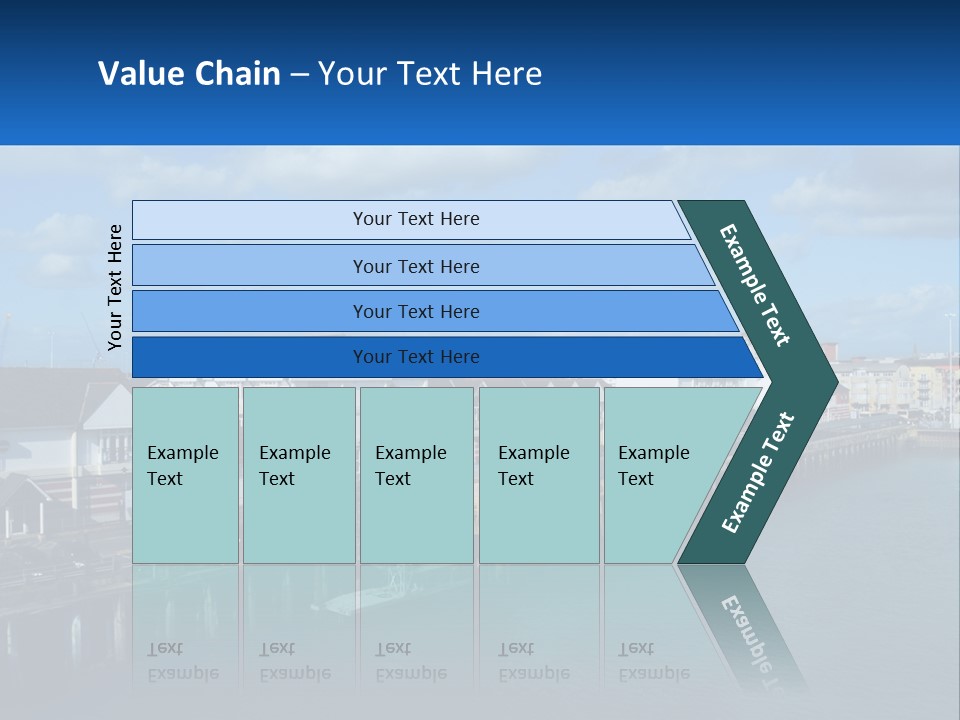 Coastal Sand Old PowerPoint Template