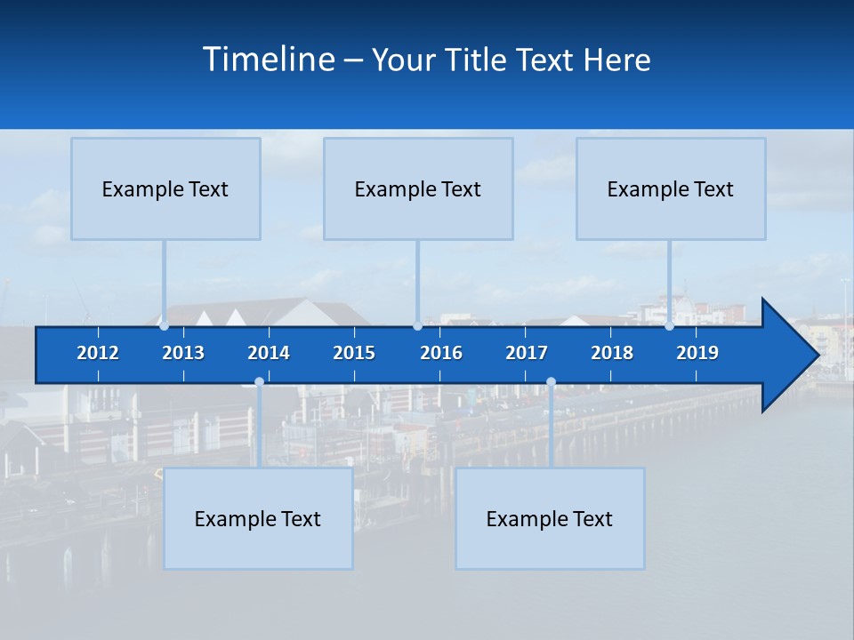 Coastal Sand Old PowerPoint Template