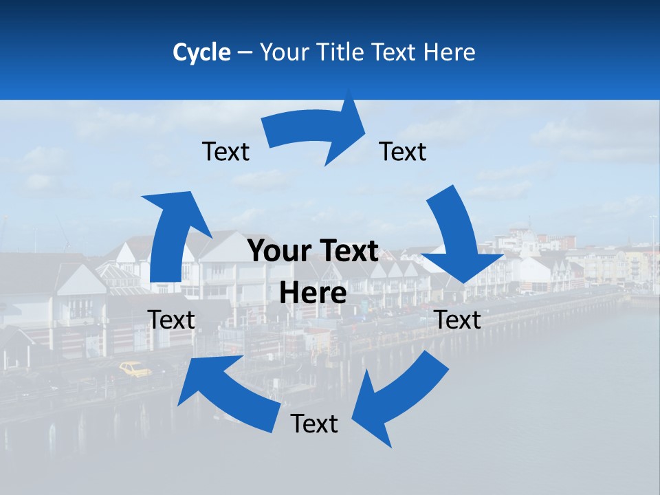 Coastal Sand Old PowerPoint Template